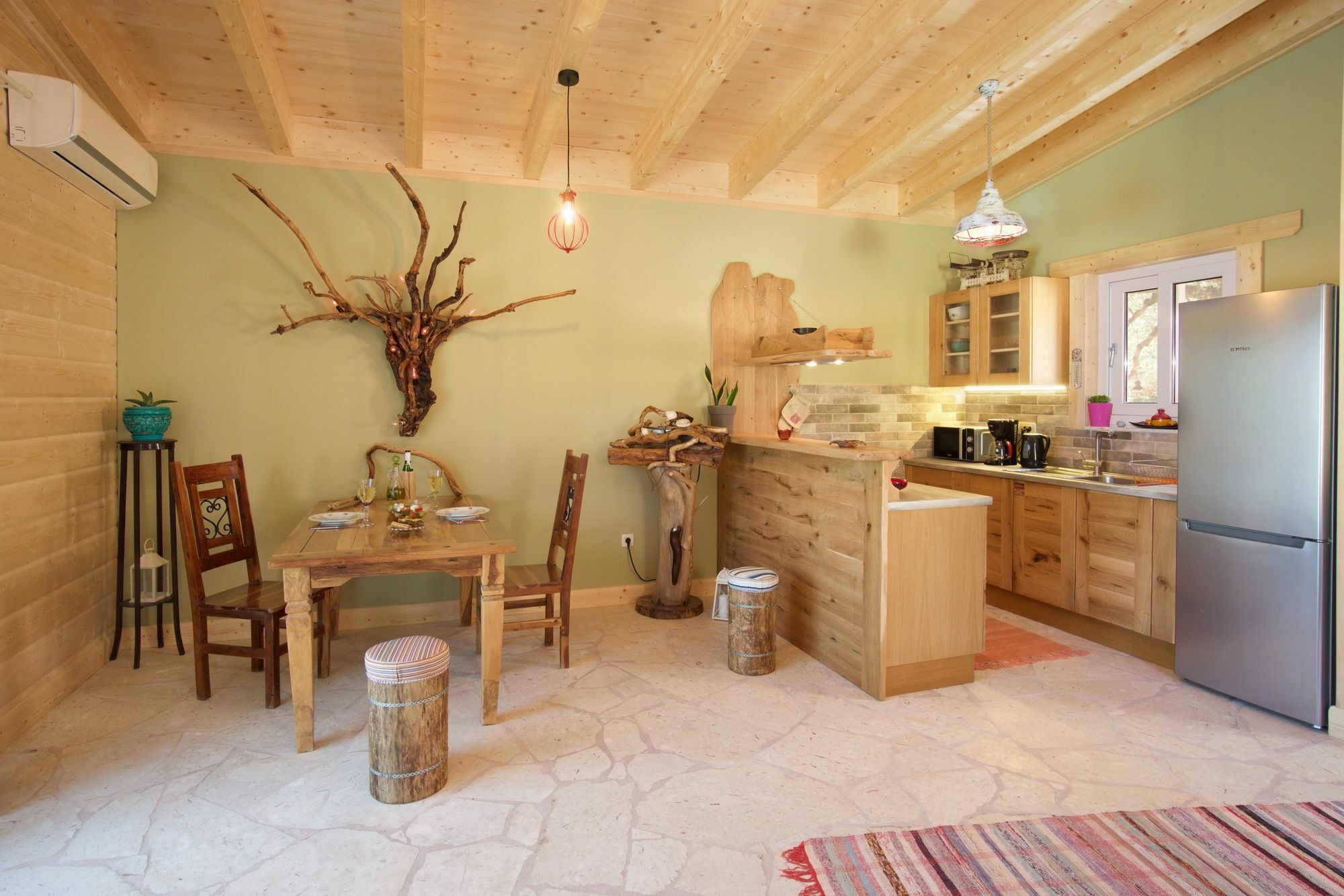 Driftwood Villa Karavádhos Esterno foto