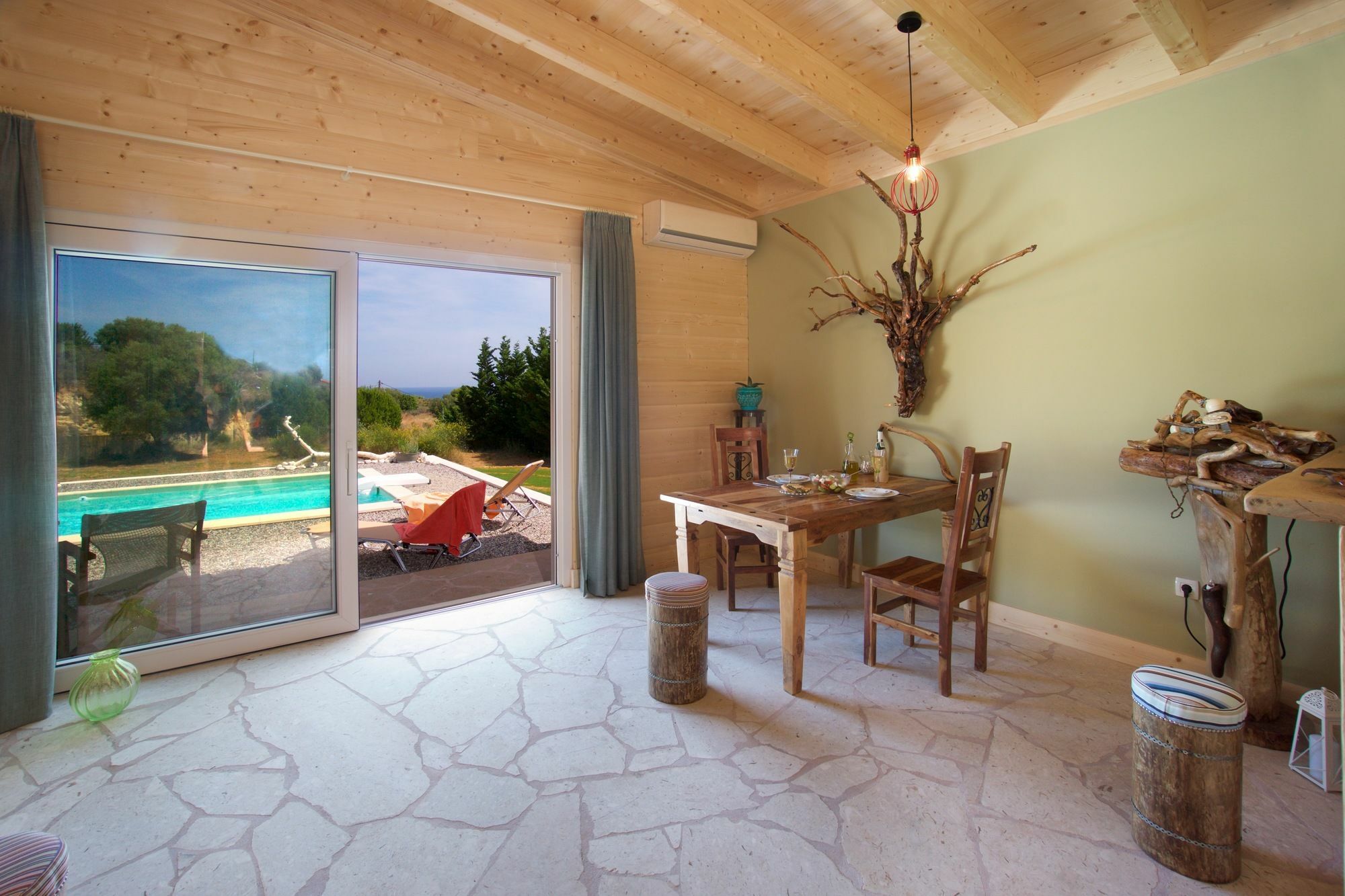 Driftwood Villa Karavádhos Esterno foto